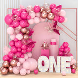 elvesmall Pink Macaron Balloon Garland Arch Kit Wedding Birthday Party Decor Kid Baby Shower Latex Ballon Chain Wedding Party Decor Balloo