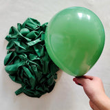 elvesmall 30pcs 10inch Retro Dark Green Chrome Gold Latex Balloons Baby Shower Wedding  Anniversary Birthday Party Decoration DIY Supplies