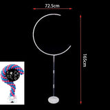 elvesmall Balloon Garland Round Balloon Stand Arch Baby Shower Kids Birthday Party Decorations Ballon Wreath Frame Wedding Party Supplies
