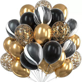 elvesmall 10inch Gold Confetti Metallic Balloons Macaroon Latex Ballon Baby Shower Globos Adult Anniversary Wedding Birthday Party Decor