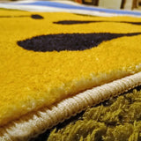 elvesmall  Smile Carpet Bedside Cartoon Funny Distortion Face Children Bedroom Rug Home Decoration Cute Living Room Corridor Mat ковер 러그