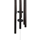 elvesmall Wall Hanging Decor Bronze Pine Metal Outdoor Wind Chimes Home Decoration Crafts Garden