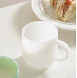 elvesmall  -  Jade Glass Cup Retro Green Glass High Borosilicate Glass Heat resistant Tea Cups Glass Coffee Mug Drinkware Dinking milk water