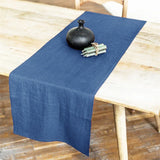 elvesmall  100% Pure Linen Table Runner Elegant Solid Colour Event Party Supplies Fabric Decor Placemat for Holiday Wedding Christmas Doily