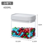 elvesmall Sealed Food Storage Plastic Containers Kitchen Food Keeper Boxs Tea Coffee Bean Rice Container Waterproof and Damp-proof