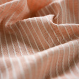 elvesmall Door Curtain Japanese Style Cotton Linen Jacquard Striped Partition Curtain for Kitchen Living Room Bedroom Decorative Curtain