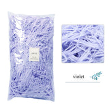 elvesmall DIY Colorful Shredded Crinkle Paper Raffia Candy Boxes Wedding Marriage Home Decoration Party Gift Packaging Filling Material