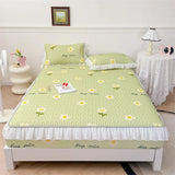 elvesmall Summer Cooling Mattress Cover Couple Cool Sleeping Mat Korean Lace Latex Cold Feeling Sheet Double Folding Bed Protection Pad