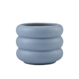 elvesmall Creative Round Flower Pot Succulent Pot Ceramics Planter Home Decor Desktop Ornaments Garden Decoration Bonsai Plant Pot