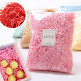 elvesmall DIY Colorful Shredded Crinkle Paper Raffia Candy Boxes Wedding Marriage Home Decoration Party Gift Packaging Filling Material