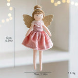 elvesmall Christmas Decoration Fabric Doll Small Figurine Pendant Plush Elk Santa Claus Snowman Christmas Tree Decorations