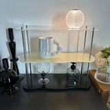 elvesmall  -  INS Style Luxury desktop shelf Water cup storage High beauty cup holder Removable acrylic perfume hand display