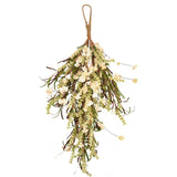elvesmall  Thanksgiving Hanging Artificial Plant Vines Fall Home Decoration Outdoor Fake Plant Garland Wedding Party Wall Front Door Wreath