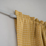 elvesmall Kitchen Door Curtains Japanese Style Solid Color Striped Curtain for Living Room Bedroom Home Decoration Curtain