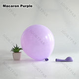 elvesmall Macaron Purple Balloons Garland Chain Wedding Birthday Decoration Pearl White Macaron Lilac Ballon Arch DIY Baby Shower Decor