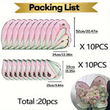 elvesmall 10sets Korean Butterfly Flower Wrapping Paper Waterproof Rose Bouquet Packing Paper for Wedding Birthday Party Decor