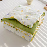 elvesmall New Super Soft Summer Quilt Queen Lightweight Breathable Air Conditioner Comforter Soya Fibre Fill Summer Blanket Single Double