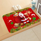 elvesmall  Christmas Decoration Rug Mat for Home Christmas Doormat Navidad Ornament New Year 2024 Gifts Xmas Party Decor Natal Noel