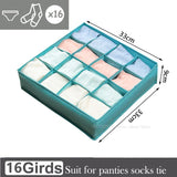 elvesmall Socks Underwear Organizer Storage Box Cabinet Drawer Organizer Socks Bra Underwear Organizer Wardrobe Clothes Storage Organizer