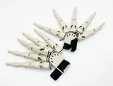 elvesmall  Halloween  Funny Tricky Flexible  Finger Gloves Mechanical Toy Costume Party Ghost Claw Props Hand Articulated Model Kid Adult