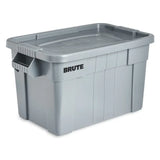 elvesmall With Lid Rugged/Reusable Boxes for Moving/Camping/Garage/Basement Storage Gray Box Pack of 6 freight free