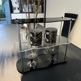 elvesmall  -  INS Style Luxury desktop shelf Water cup storage High beauty cup holder Removable acrylic perfume hand display