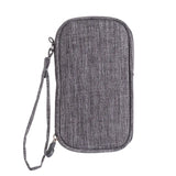 elvesmall 3 Tier Portable Wire USB Line Holder Bag Travel Power Bank Earphone Line Organizer Box Mouse Charging Line Storage Ziplock Bag
