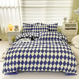 elvesmall Floral Print Brushed Home Bedding Set Simple Fresh Comfortable Duvet Cover Set with Sheet Comforter Covers Pillowcases Bed Linen
