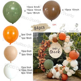 elvesmall  Doubled Cream Peach Boho Balloons Garland Wedding Engagement Decoration Balloon Rose Nude Ballon Arch Global Birthday Decor