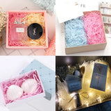 elvesmall DIY Colorful Shredded Crinkle Paper Raffia Candy Boxes Wedding Marriage Home Decoration Party Gift Packaging Filling Material