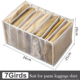 elvesmall Clothing Storage Organizer Box Cabinets Drawer Pants Organizer Underwear T-Shirt Panties Socks Storage Box Save Wardrobe Space