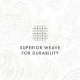 elvesmall Navy Coarse Paisley Pattern 4 Piece Microfiber Bed Sheets Set, Queen, Bedding  Comforter  s   Luxury