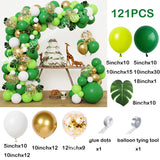 elvesmall Retro Avocado Green Balloons Garland Kit Arch Baby Shower Decor Sand White Balloon Arch Birthday Party Decoration Latex Globos