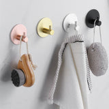 elvesmall Adhesive Wall Hooks Mounted Door Key Cloth Coat Bathroom Robe Hanger Kitchen Hardware Rack Shelf Bag Hook Organizer For Hanging