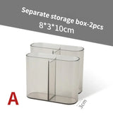 elvesmall Multi-functional Make Up Cosmetics Organizer Storage Box Skin Care Products Remote Control Cosmetics Jewelry Storage Box