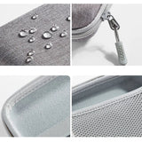 elvesmall Electronics Accessories Travel Organizer Hard Shell Digital Gadgets Storage Bag for Mac Adapter Mouse Data Cable Earphone HDD
