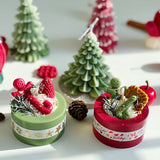 elvesmall Christmas Cake Candles Scented Candles Home Decoration Gingerbread Man Cookies Fragance Candles