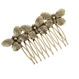 elvesmall Hair Side Combs French Hair Comb Straight Teeth Hair Clip Comb Twist Hair Comb Veil Comb Hair Accessories Jewelry