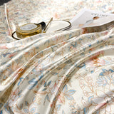 elvesmall Fashion Duvet Cover Set Luxury Bedding Sets Soft Comforter Quilt Cover Fitted Bed Sheet Pillowcase Queen King Size Bed Linen