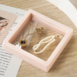 elvesmall 4 Pcstransparent Pe Film Travel Jewelry Storage Box Necklace Bracelet Ring Earrings Packaging Case Box Colorful Plastic Gift Box