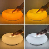 elvesmall Donut Wall Lamp Bauhaus Retro Touch Desk Lamp Living room TV Wall Light Bedroom Bedside Lamp LED Atmosphere Decoration Lamp