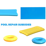 elvesmall 10-50PCS Self-Adhesive Swimming Pools Repair Patches PVC Outdoor Pool Repair Kit for Swim Ring Toys Inflatable Boat Accessories