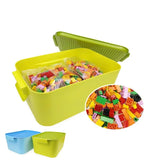 elvesmall Lego-Compatible Building Blocks Storage Box Boy Girl Toy Gift Bricks for Children