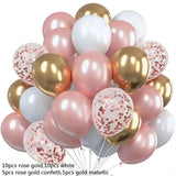 elvesmall 30pcs Globos Confetti Latex Balloons Wedding Decoration Baby Shower Birthday Party Decor Clear Air Balloons Valentine'S Day