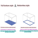 elvesmall Creative Minimalist Style Summer Home Mosquito Net Child Anti-drop Yurt Mosquito Net Big Space Bedroom Double Bed Mosquito Net