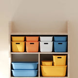 elvesmall Large Capacity Sundries Storage Box Cosmetics Toys Snacks Clothes Storage Basket Plastic Household Wardrobe Organizer