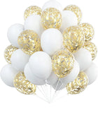 elvesmall 10inch Gold Confetti Metallic Balloons Macaroon Latex Ballon Baby Shower Globos Adult Anniversary Wedding Birthday Party Decor