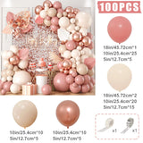 elvesmall Pink Macaron Balloon Garland Arch Kit Wedding Birthday Party Decor Kid Baby Shower Latex Ballon Chain Wedding Party Decor Balloo