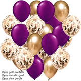 elvesmall 30pcs Globos Confetti Latex Balloons Wedding Decoration Baby Shower Birthday Party Decor Clear Air Balloons Valentine'S Day