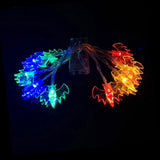 elvesmall 150cm 10LED Halloween LED String Lights Portable Pumpkin Ghost Skeletons Lights for Home Bar Halloween Party Decor Supplies